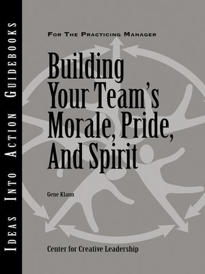 cover image of Building Your Team's Morale, Pride, and Spirit